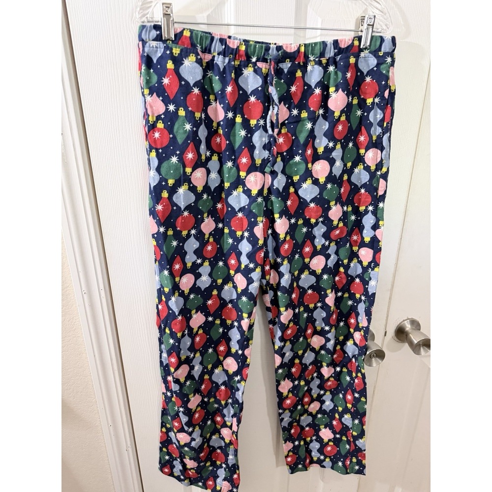 Hanna Andersson Adult Christmas‎ Pajama Pants Shine Bright Size M
